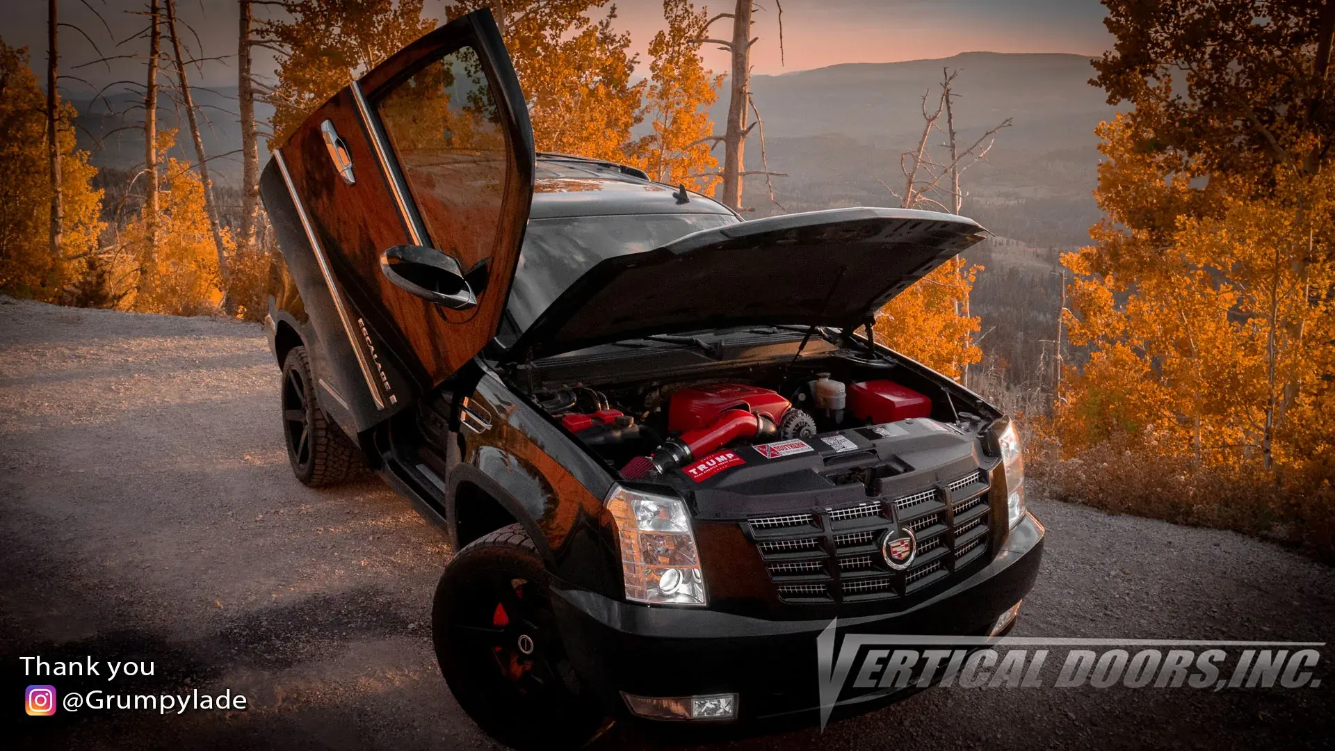 2007-2014 Cadillac Escalade Bolt-On Vertical Door Conversion Kit