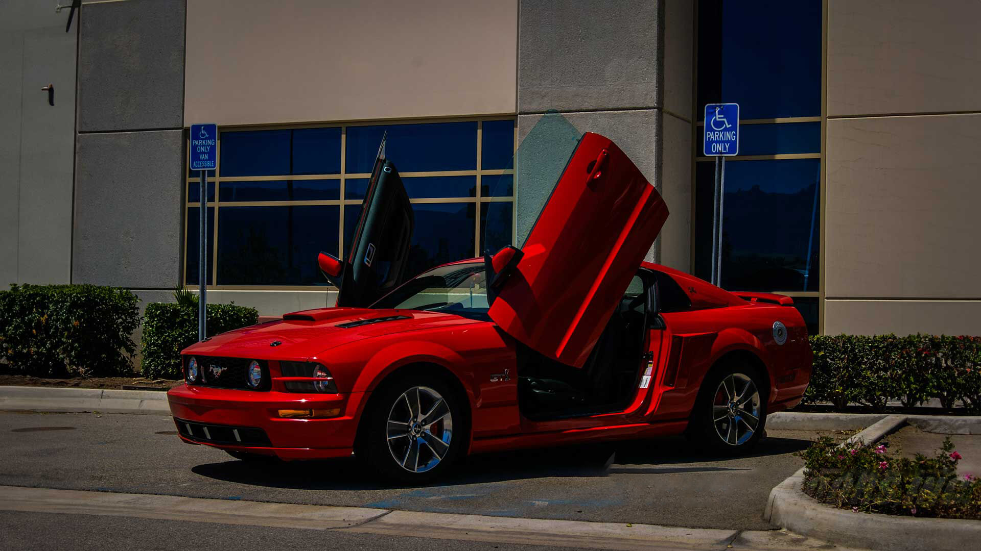 2005-2010 Ford Mustang Bolt-On Vertical Lambo Door Conversion - VDI-VDCFM0510