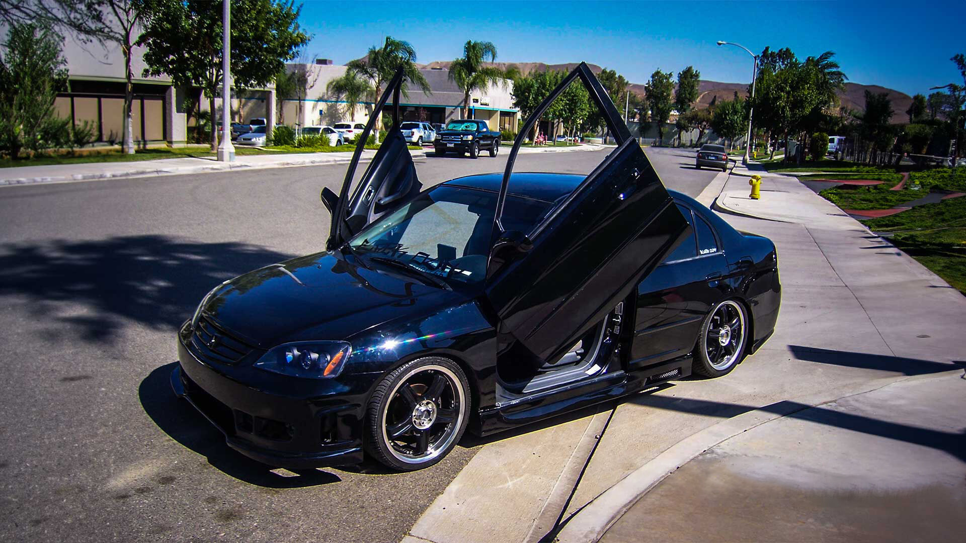 1996-2000 Honda Civic Bolt-On Vertical Lambo Door Conversion Kit - VDI-VDCHC9600