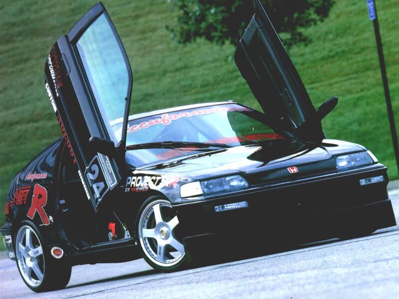 1988-1991 Honda CRX Bolt-On Vertical Lambo Door Conversion Kit - VDI-VDCHCRX8891