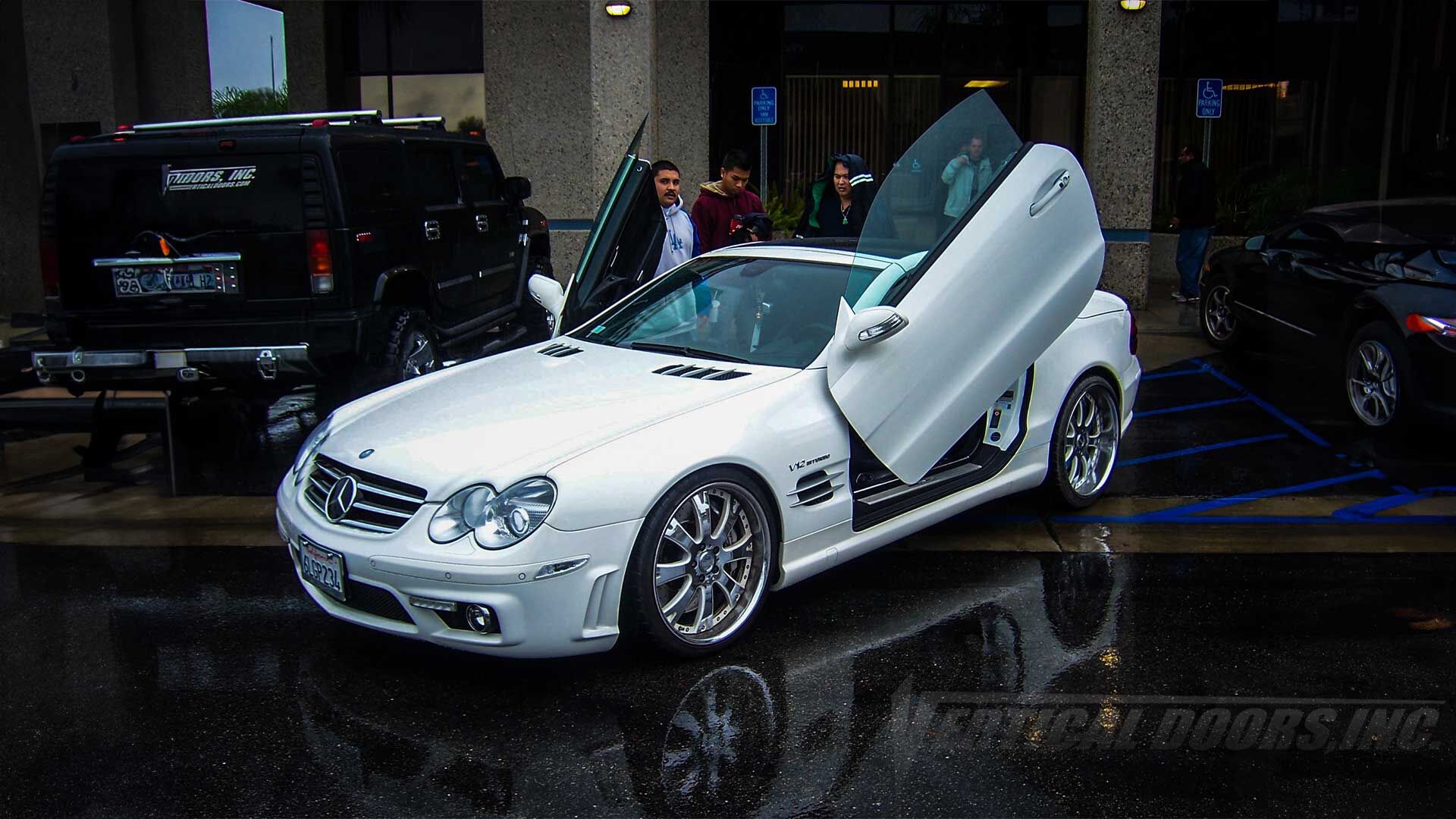 2003-2010 Mercedes SL Bolt-On Vertical Lambo Door Conversion K