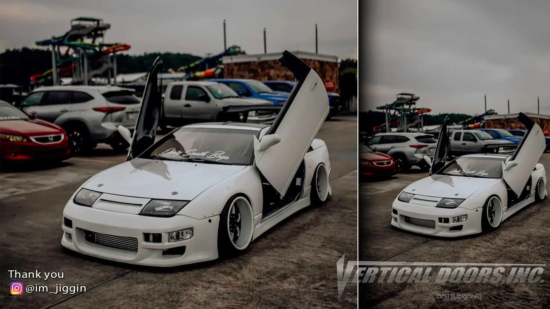 1990-1999 Nissan 300zx Bolt-On Vertical Lambo Door Conversion