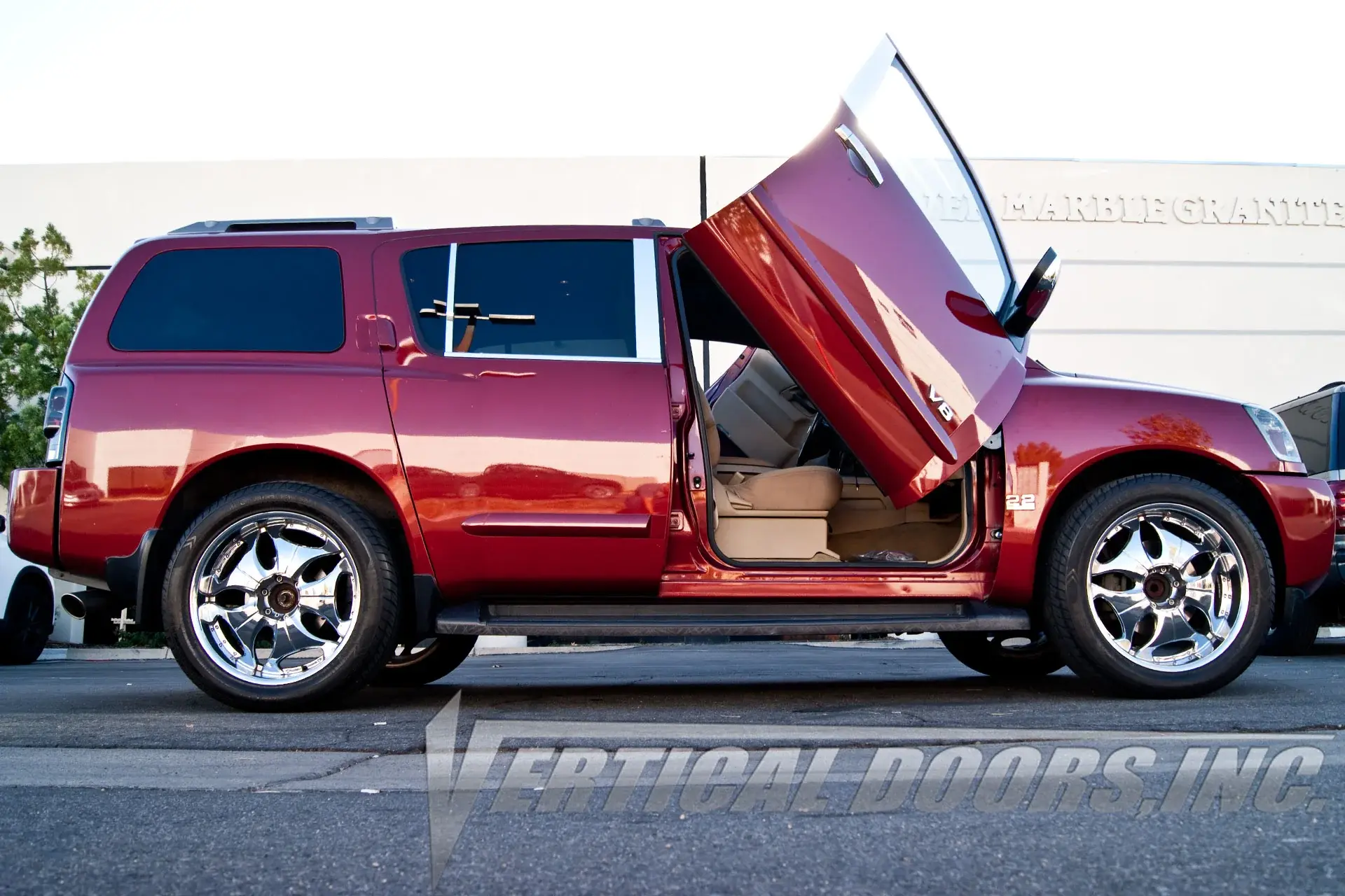 2005-2015 Nissan Armada Bolt-On Vertical Lambo Door Conversion
