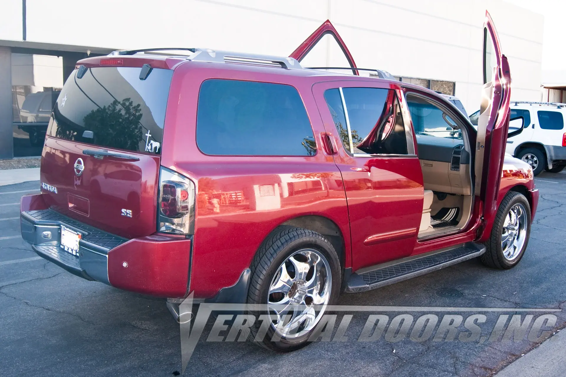 2005-2015 Nissan Armada Bolt-On Vertical Lambo Door Conversion