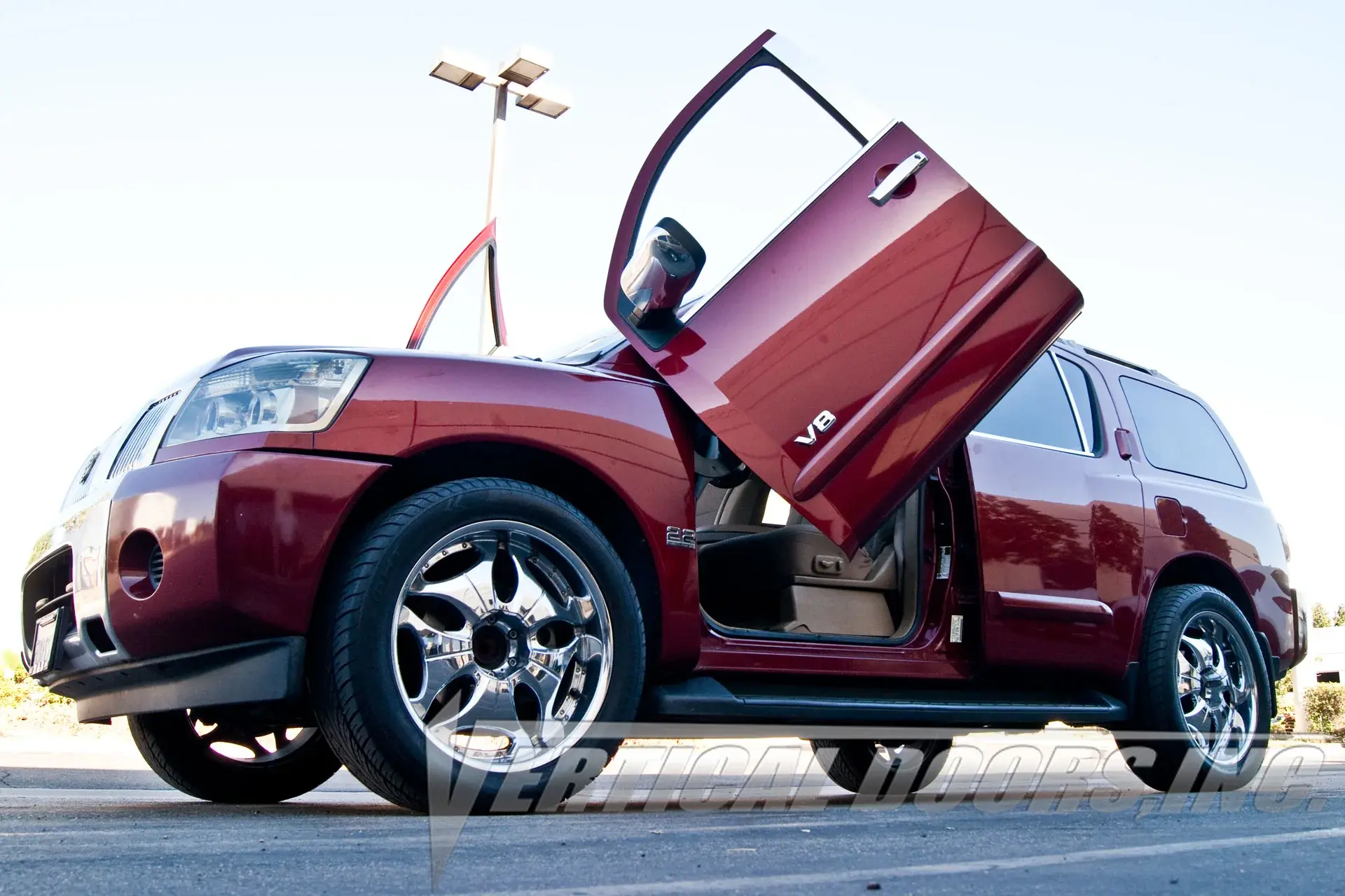 2005-2015 Nissan Armada Bolt-On Vertical Lambo Door Conversion