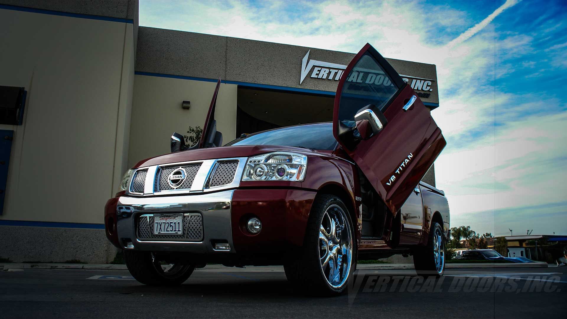 2004-2015 Nissan Titan Bolt-On Vertical Lambo Door Conversion