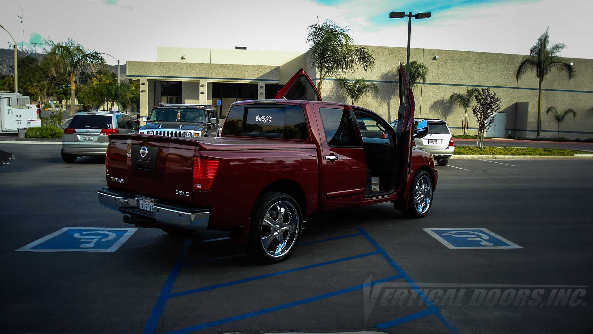 2004-2015 Nissan Titan Bolt-On Vertical Lambo Door Conversion