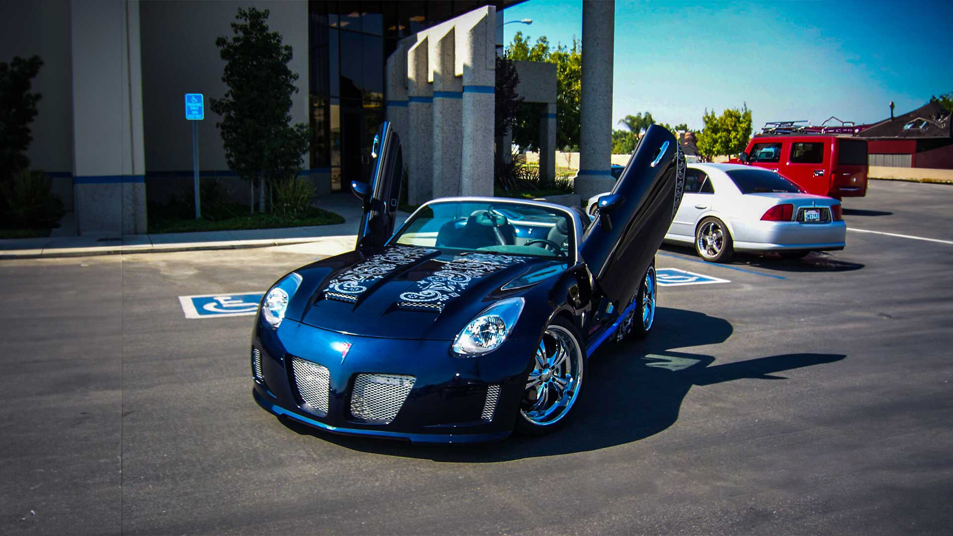 2006-2010 Pontiac Solstice Bolt-On Vertical Lambo Door Conversion - VDI-VDCPONSOL0610