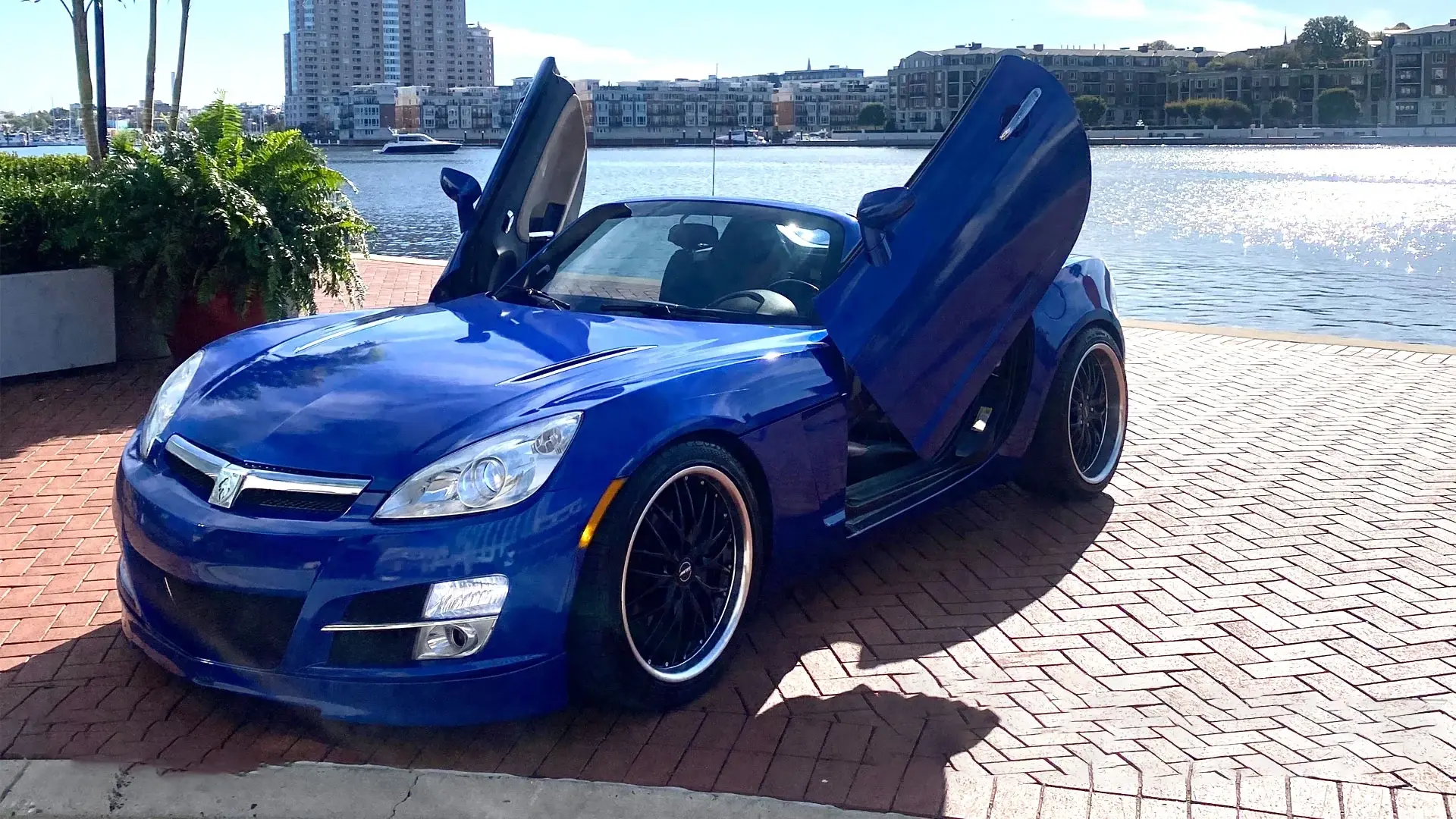 2006-2010 Saturn Sky Bolt-On Vertical Lambo Door Conversion Kit - VDI-VDCSATSKY0710
