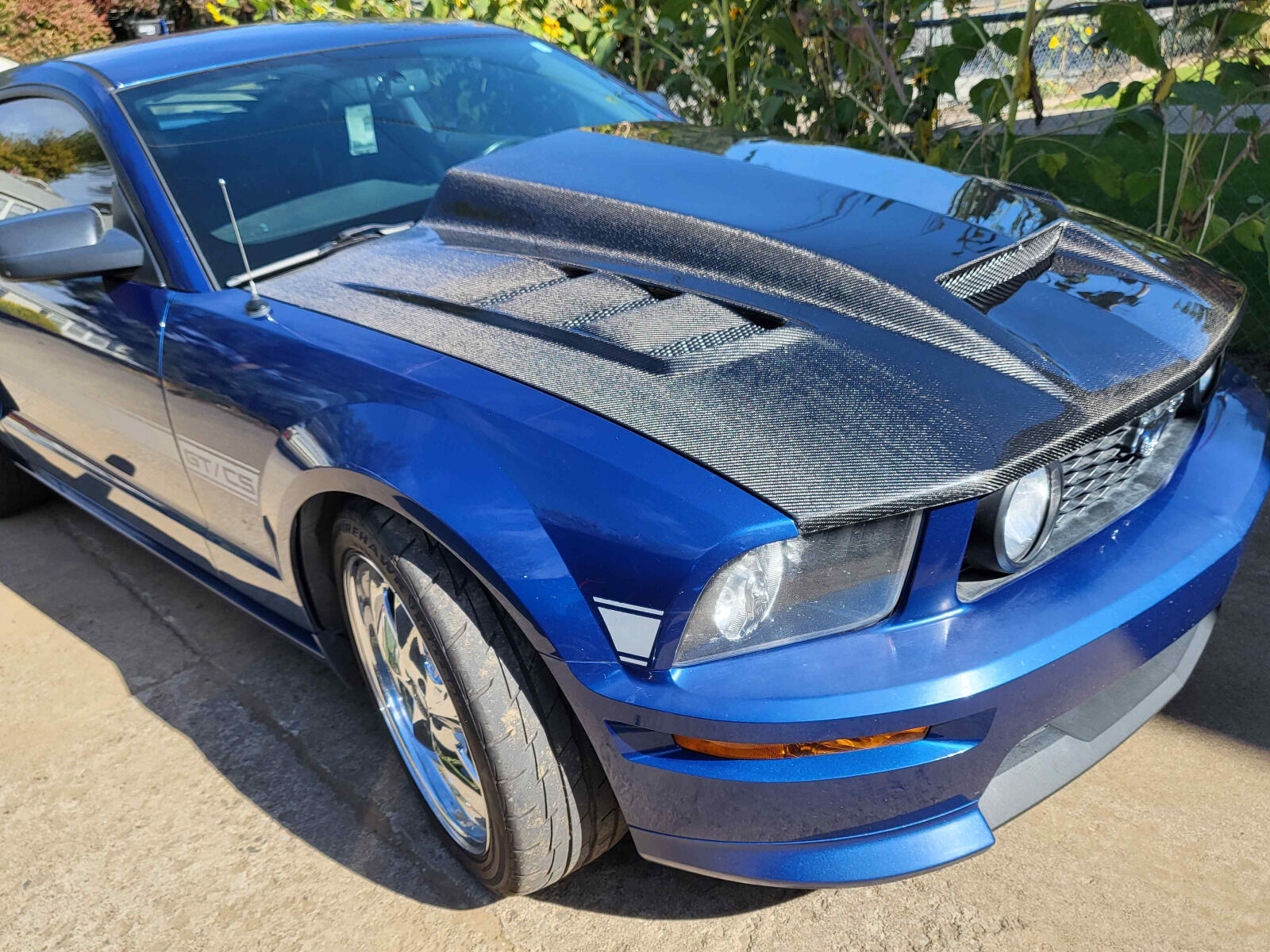 2005-2009 Ford Mustang 2DR Terminator Carbon Fiber Hood by ViS Racing