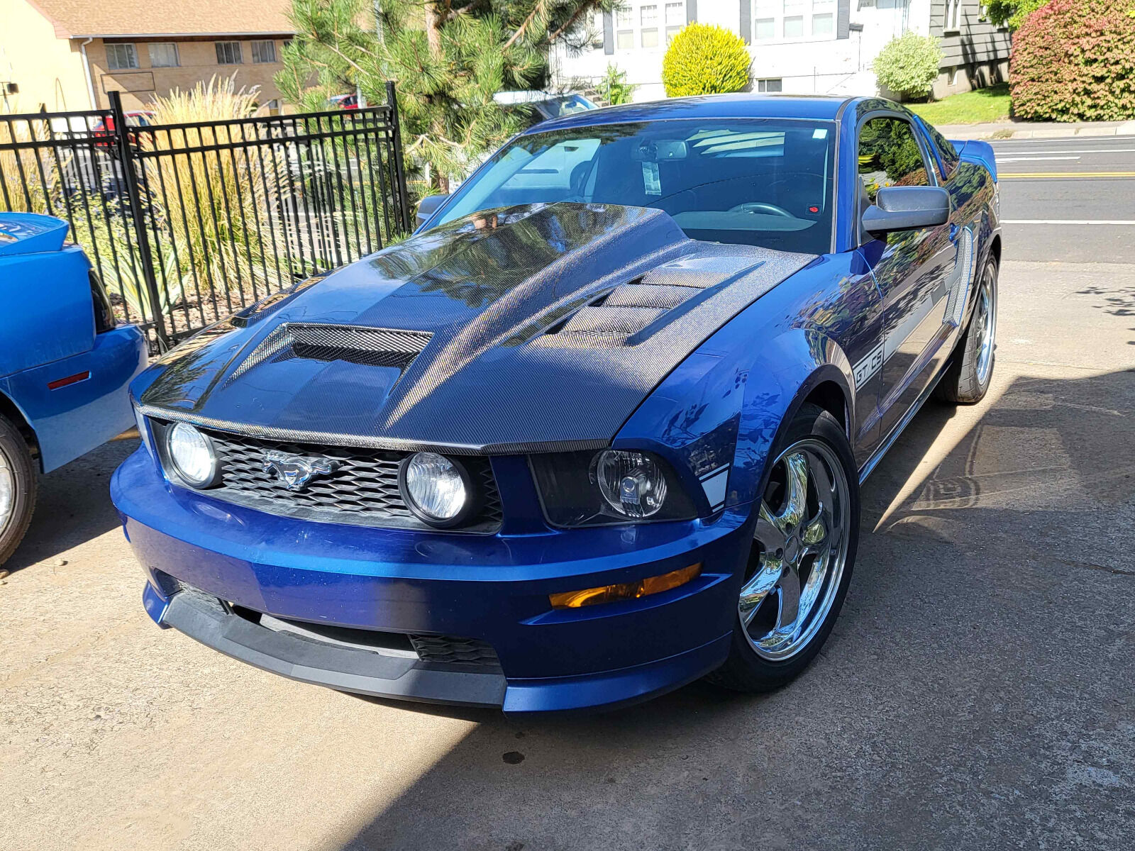 2005-2009 Ford Mustang 2DR Terminator Carbon Fiber Hood by ViS Racing