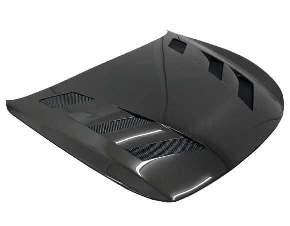 2008-2012 Infiniti G37 2DR AMS Carbon Fiber Hood by ViS Racing - 08ING372DAMS-01