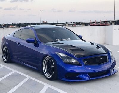 2008-2012 Infiniti G37 2DR AMS Carbon Fiber Hood by ViS Racing