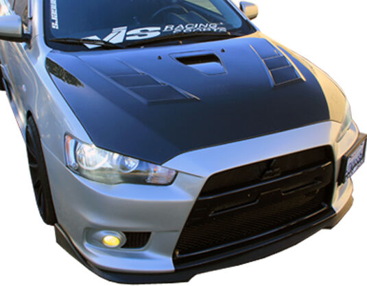 2008-2015 Mitsubishi EVO X 10 Terminator GT Carbon Fiber Hood by ViS Racing - 08