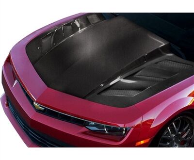 2010-2015 Chevy Camaro AMS Carbon Fiber Hood by ViS Racing