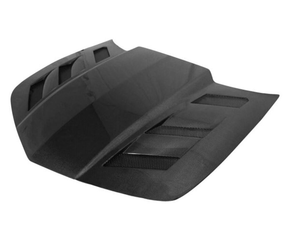 2010-2015 Chevy Camaro AMS Carbon Fiber Hood by ViS Racing - 10CHCAM2DAMS-010C