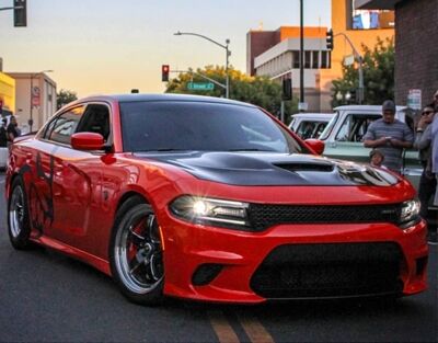 2015-2023 Dodge Charger ViS HellCat Carbon Fiber Hood