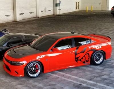 2015-2023 Dodge Charger ViS HellCat Carbon Fiber Hood