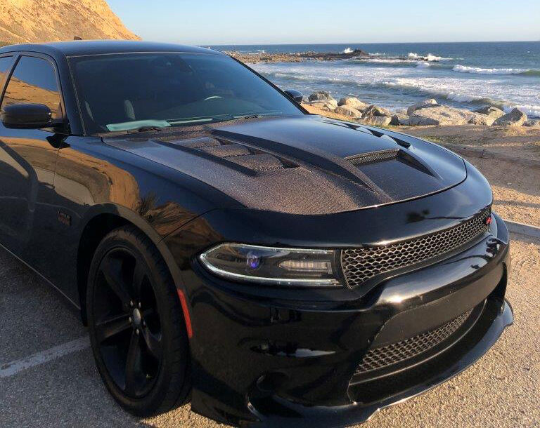 2015-2023 Dodge Charger Terminator Carbon Fiber Hood by ViS Racing