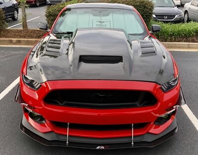 2015-2017 Ford Mustang ViS Terminator Carbon Fiber Hood