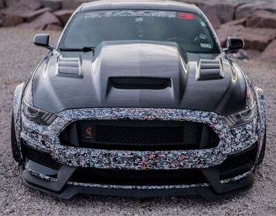 2015-2017 Ford Mustang ViS Terminator Carbon Fiber Hood