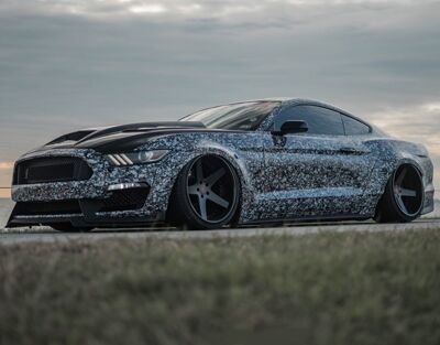 2015-2017 Ford Mustang ViS Terminator Carbon Fiber Hood