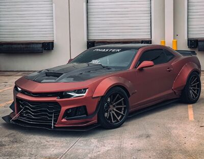 2016-2024 Chevy Camaro 2DR Terminator Carbon Fiber Hood by ViS Racing