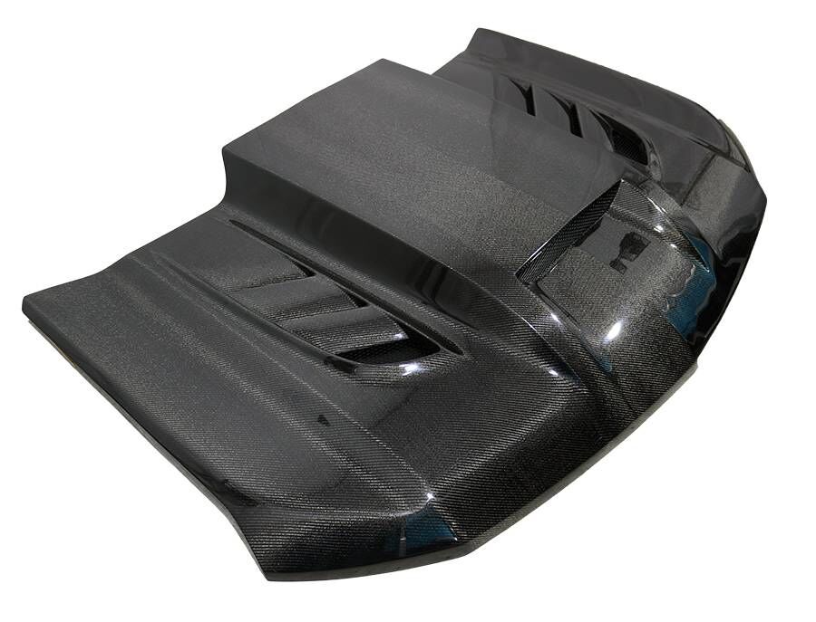 2019-2023 Chevrolet Silverado 1500 VTM Style Carbon Fiber Hood by ViS Racing - 19CHSIL4DVTM-010C