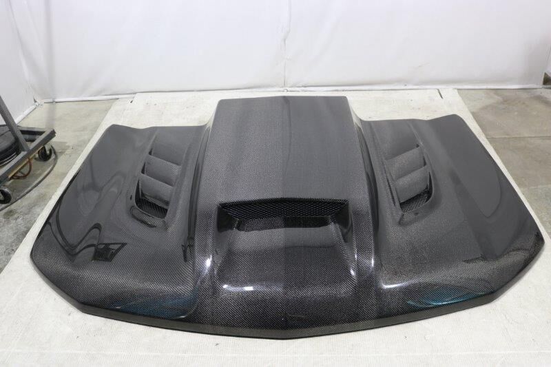 2019-2021 Chevrolet Silverado 1500 VTM Style Carbon Fiber Hood by ViS Racing - 19CHSIL4DVTM-010C