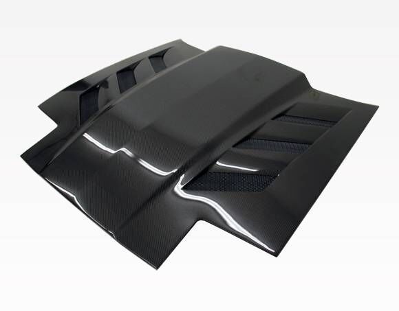 1986-1992 Toyota Supra AMS Carbon Fiber Hood by ViS Racing - 86TYSUP2DAMS-010C