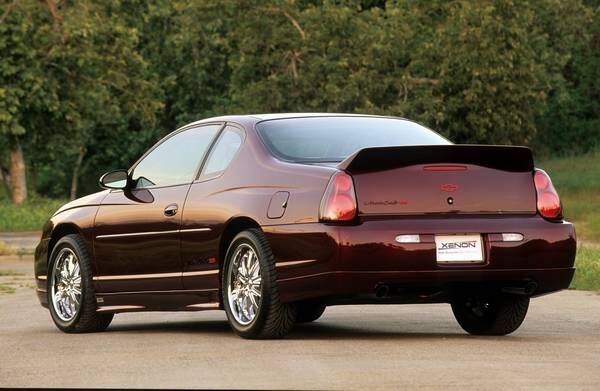 2000-2005 Chevy Monte Carlo 2dr Xenon Urethane Trunk Spoiler Wing