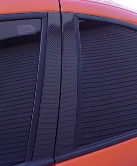 2003-2005 Dodge Neon SRT4 Carbon Fiber B-Pillar Covers - CBD-CFBPCV