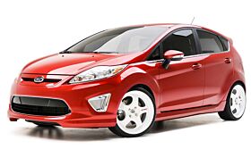 2011-2013 Ford Fiesta 3DC Poly-Urethane Front Bumper Lip Spoiler - 691621