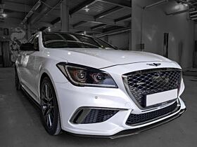 2016-2020 Genesis G80 DH V1 Carbon Fiber Front Lip by ADRO USA - A11A20-1201