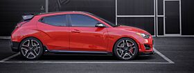 2019-2022 Hyundai Veloster N V1 Carbon Fiber Side Skirts by ADRO USA - A10A20-1401