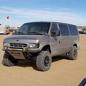 1992-2007 Ford Econoline Van Front Fenders Wide-Body 3" Flare 2.5" Rise - Pair - AFC-128