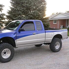 1995-2004 Toyota Tacoma BedSides Rear Fenders Wide-Body 4" Flare 3" Rise for Standard Bed - Pair - AFC-17