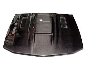 2005-2009 Ford Mustang A61 Dual-Functional Ram Air Carbon Fiber Hood - TC10024-A