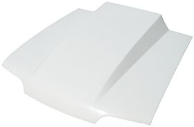 1987-1993 Ford Mustang 4" Cowl Induction Fiberglass Heat Extractor Hood - TF1002