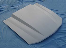 2005-2009 Ford Mustang GT500 3" Cowl Induction Fiberglass Heat Extractor Hood - 