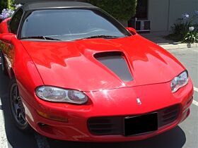 1998-2002 Chevy Camaro SuperSport SS Fiberglass Ram Air Hood - TF30021-A11