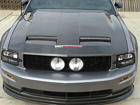 2005-2009 Ford Mustang GTR Functional Ram Air Carbon Fiber Hood - TC10024-A39