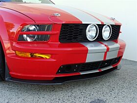 2005-2009 Ford Mustang Carbon Fiber Front Bumper Lip Spoiler - TC10024-LG31