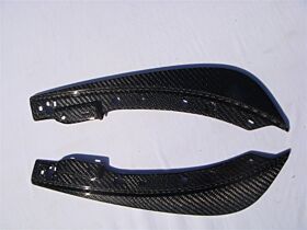 2009-2012 Dodge Challenger Carbon Fiber OEM Splash Guards - Pair - TC20320-LG41