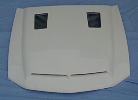 2010-2012 Ford Mustang Venom Fiberglass Dual Functional Ram Air Hood - TF10025-A