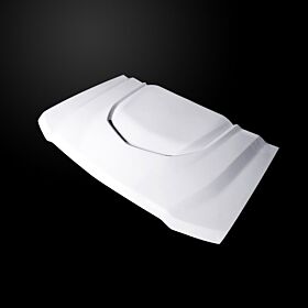 2016-2018 Chevrolet Silverado 1500 ZL1-Style Heat-Extractor Functional Fiberglass Hood - CS16AHZL1FHW