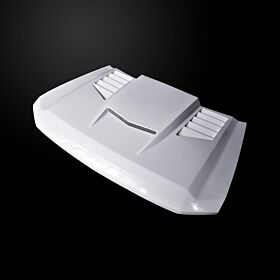 2020-2022 Chevrolet Silverado 2500/3500 VIP-Style Dual-Functional Fiberglass Hood - CS20AHVIPFHW25