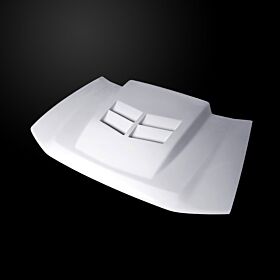 2002-2009 Chevrolet Trailblazer Type-CWL Heat-Extractor Functional Fiberglass Hood - CTB02AHCWLFHW