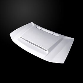 2006-2010 Dodge Charger Base/SXT/RT/SRT-8 Demon-Style Dual-Functional Fiberglass Hood - DC06AHDEMFHW