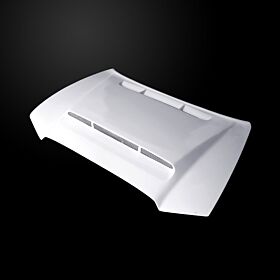2011-2014 Dodge Charger Base/SXT/RT/SRT Demon-Style Dual-Functional Fiberglass Hood - DC11AHDEMFHW